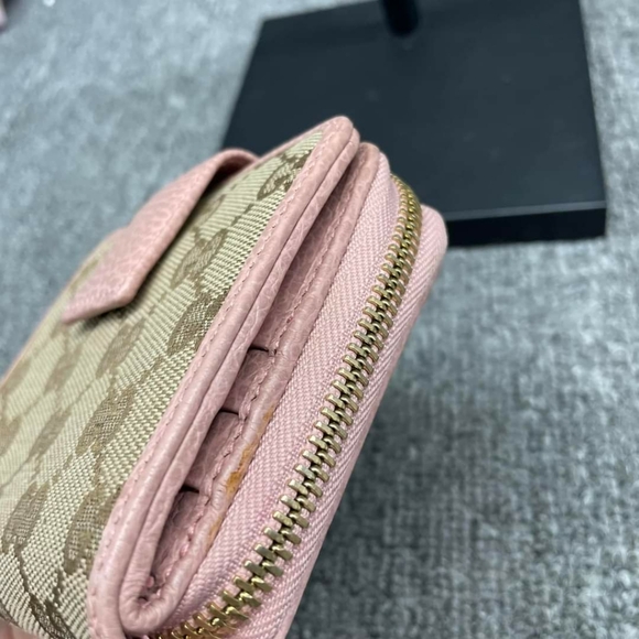 100% Authentic Gucci Leather Wallet 215-10924 - Picture 10 of 12